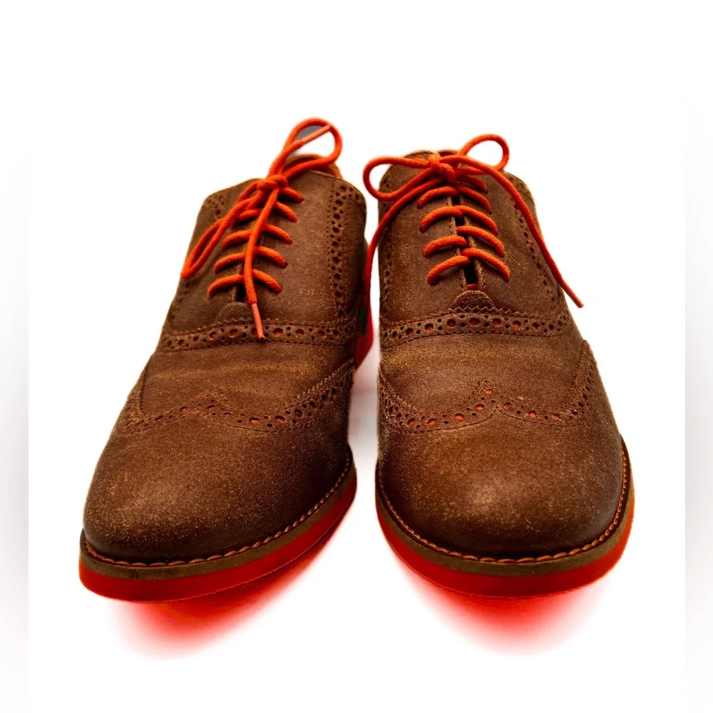 Cole Haan Brown and Orange Flats - Picture 5 of 16